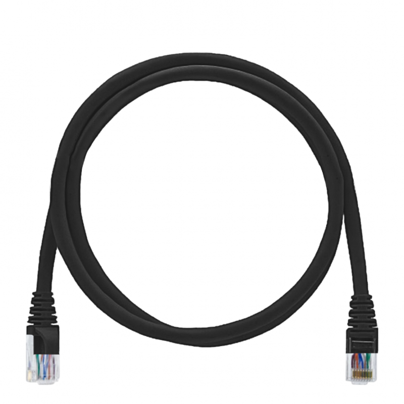 Patch Cord Cat5e 1,5M Furukawa Multilan Preto